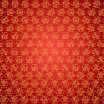 wallpapers with round yellow patterns on the red