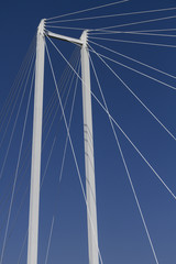 upper part of a suspension bridge