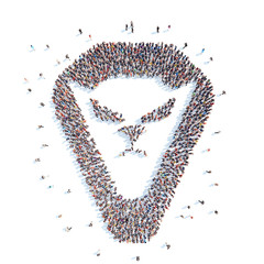 People in the form of a panther.