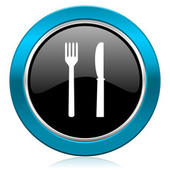 eat glossy icon restaurant sign