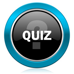 quiz glossy icon