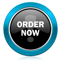 order now glossy icon