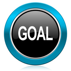 goal glossy icon