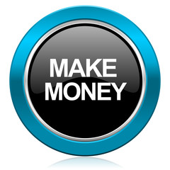 make money glossy icon
