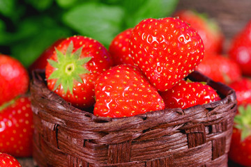 Strawberry fruits