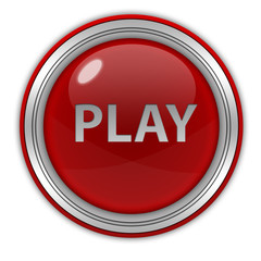 play circular icon on white background