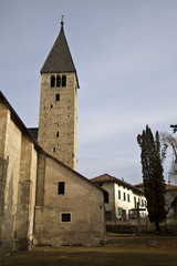 Fototapeta na wymiar Sanzeno (TN) Basilica dei martiri Sisinio, Martirio e Alessandro