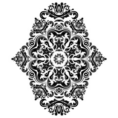 Damask Vector Pattern. Orient Ornament