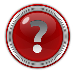 information circular icon on white background