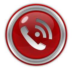 calls circular icon on white background