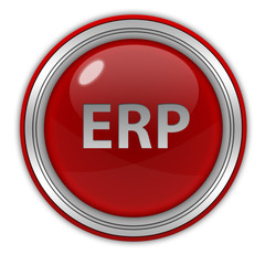 ERP circular icon on white background