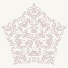 Damask Vector Pattern. Orient Ornament