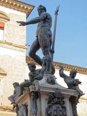 Obraz premium Fountain of Neptune Bologna Italy