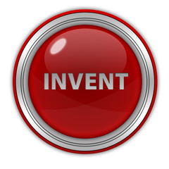Invent circular icon on white background