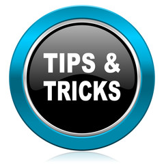 tips tricks glossy icon