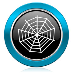 Naklejka premium spider web glossy icon