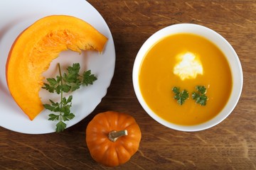 Pumpkin soup.