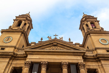 Fototapeta na wymiar Cathedral of Royal Saint Mary in Pamplona