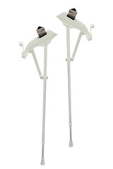 crutch for rehabilitation isolated