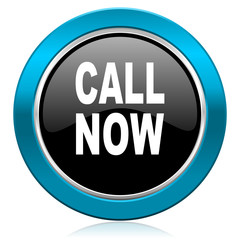 call now glossy icon
