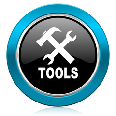 Fototapeta premium tools glossy icon