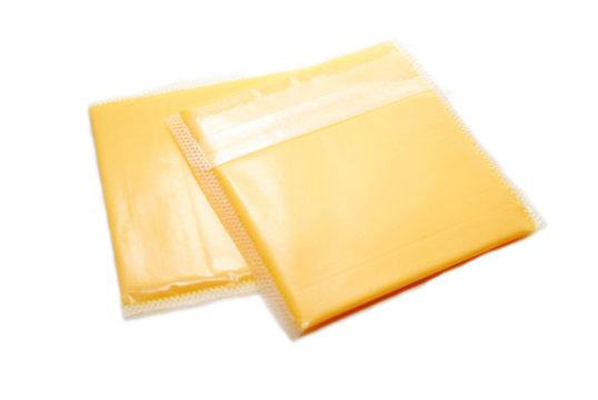 Packaged Processed American Cheese Slices