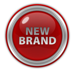 New brand circular icon on white background