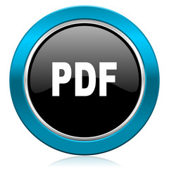 pdf glossy icon