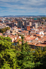 Fototapeta na wymiar Aerial view of Burgos