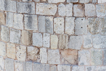Detail of a stone wall
