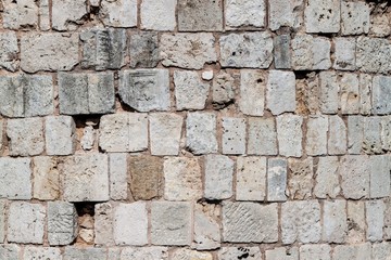 Detail of a stone wall