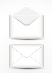 The open envelope and close envelope