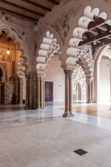Fototapeta na wymiar Aljaferia palace in Saragossa