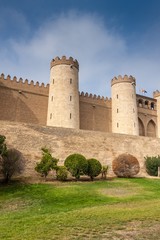 Naklejka premium Aljaferia palace in Saragossa