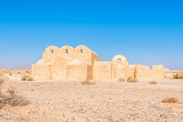 Qasr Amra is a desert castles located in eastern Jordan