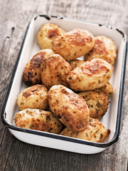 rustic roasted baked potato