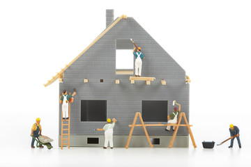Construction of cottages