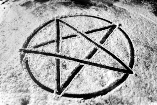 Pentagram closeup photo