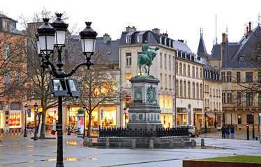 Place Guillaume II in Luxembourg city