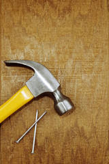 Hammer and nails