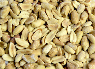 peanuts background isolated