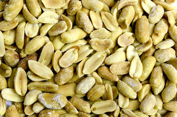 peanuts background isolated