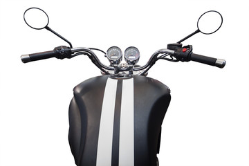 Gasoline tank and speedometer of motorcycle