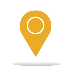 Check in Location Direction Place Icon Vector Concept