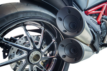 Motorcycle exhaust pipes