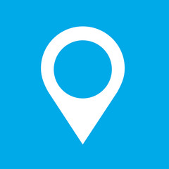 Check in Location Direction Place Icon Vector Concept