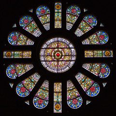 Stained Glass, Basilica of St. Nicholas