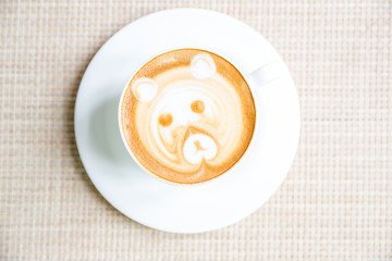 Coffee latte art