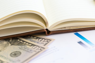 Business collage with various items