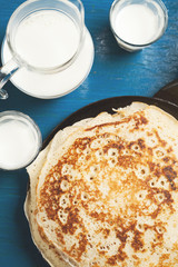 Staple of yeast pancakes, traditional for Russian pancake week
